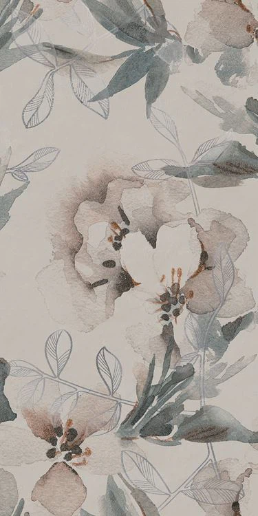 Backsplash av keramiska plattor